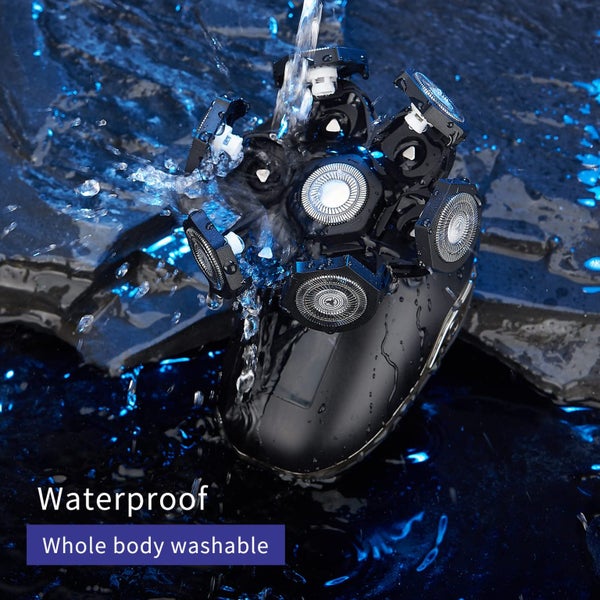 Electric Head Shavers Upgraded 7 Floating Heads Razors with Nose Ear Trimmer Carousel 5