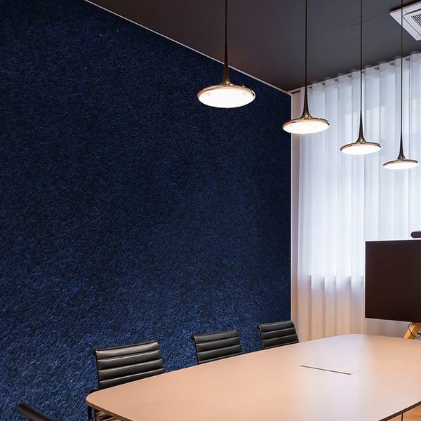 Acoustic Wall Panel - Dark Blue Carousel 1
