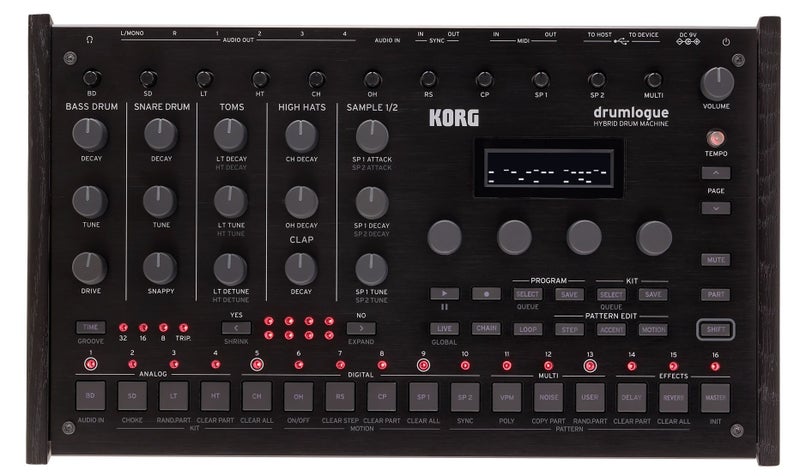 Korg Drumlogue Hybrid Drum Machine Carousel 1
