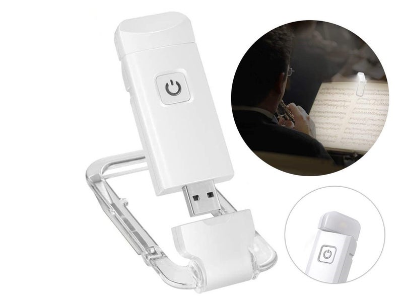 Book Light USB Reading with Touch Sensor Clip On LED Carousel 1