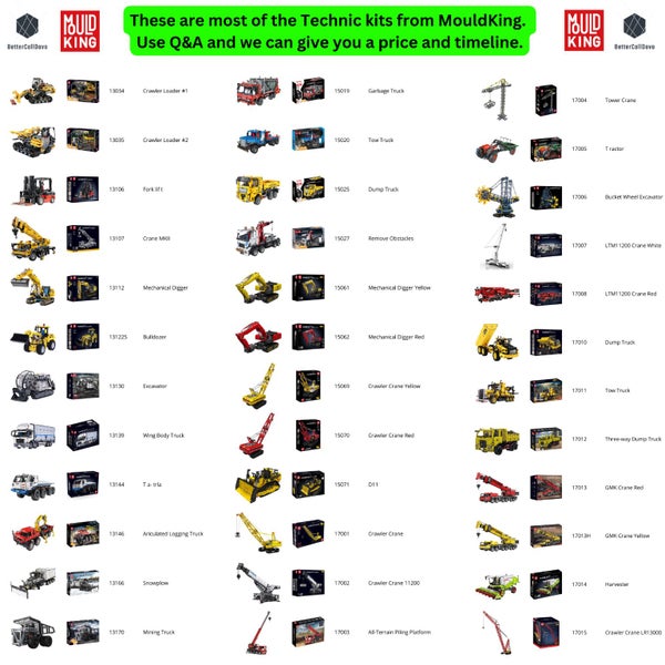 F1 Car Red - 1525 pieces - MouldKing: Technical image 6