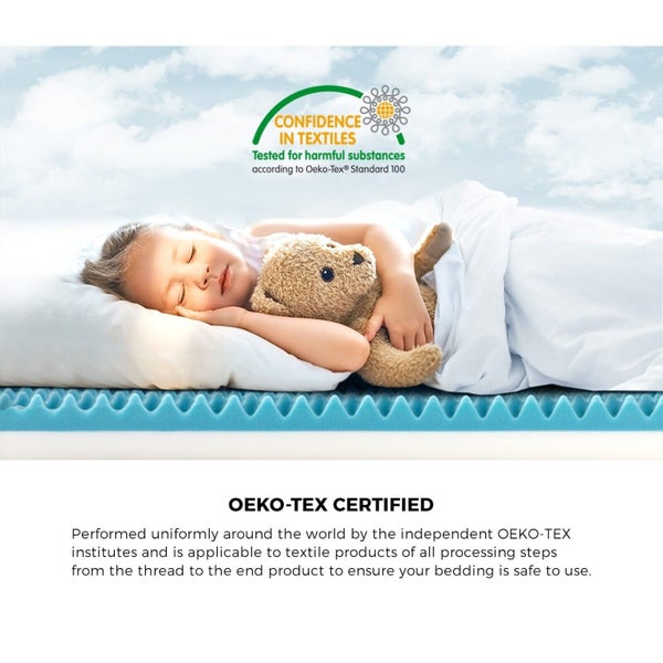 Bedra Memory Foam Mattress Topper Reversible Cool Gel Bed Mat 10cm King Carousel 2