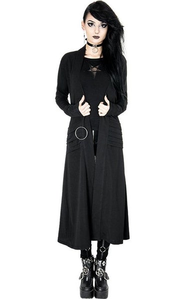 Restyle - NIGHTWALKER COAT - Long jacket, cardigan with pockets Carousel 1