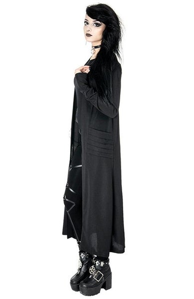 Restyle - NIGHTWALKER COAT - Long jacket, cardigan with pockets Carousel 3