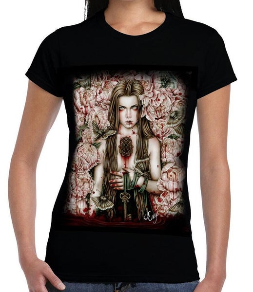 WSH - Savage Garden - Womens Capsleeve T-Shirt by Enys Guerrero Carousel 1