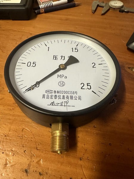 Big Pressure gauge 0-2.5 MPa (0-362 psi) 150mm dial Carousel 1