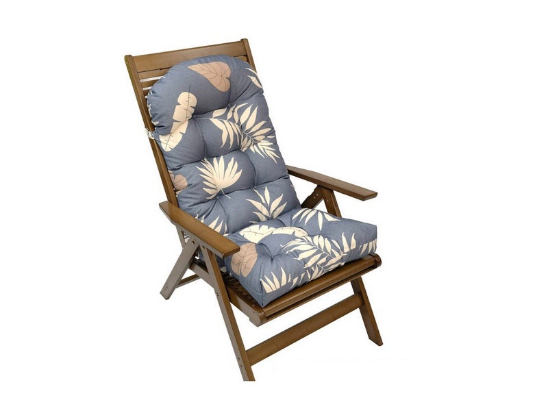 Adirondack Chair Cushion Water Resistant High Back Lounge Chair Pad Grey Carousel 1