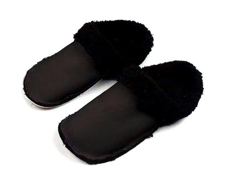 Fleece Fluffy Fuzzy Lining Warm Insoles for Crocs Black EU40-41 Carousel 2