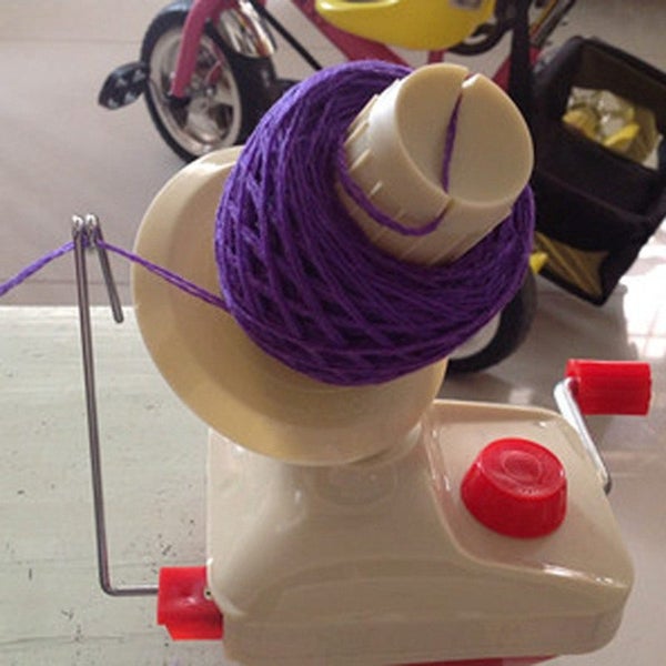 Portable Swift Yarn Fiber String Ball Wool Winder Holder Winder Fiber Hand Op... Carousel 2