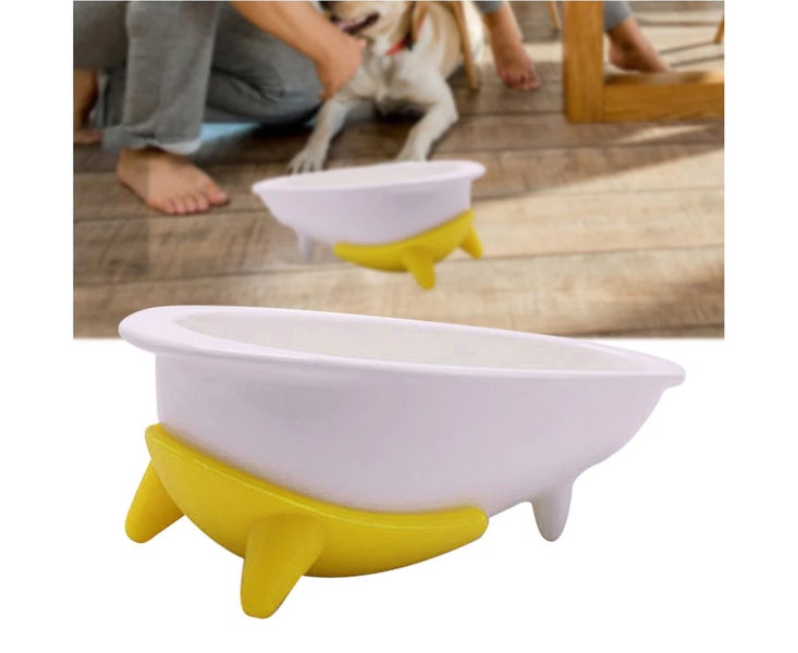 Solid Color Dachshund Shepherd Beagle Pet Supply Dog Food Feeding Bowl Feeder... Carousel 2