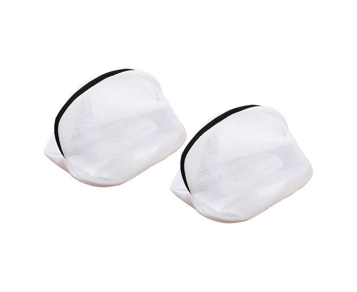 2pcs Laundry Bag with Zipper Mesh Washing Machine Net Shoe Bags Home Sneakers... Carousel 1