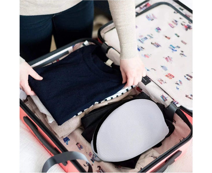 2pcs Laundry Bag with Zipper Mesh Washing Machine Net Shoe Bags Home Sneakers... Carousel 2
