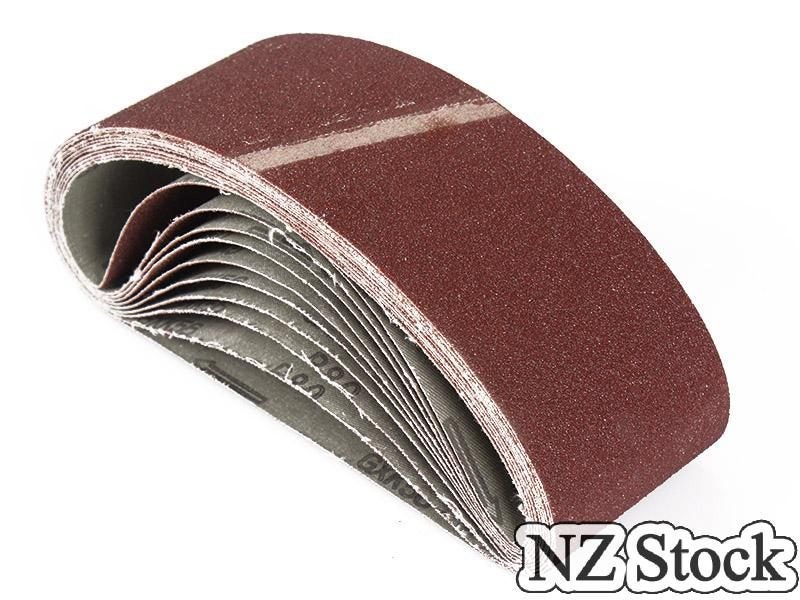 10 x Sanding Belt 80 Grit Carousel 1