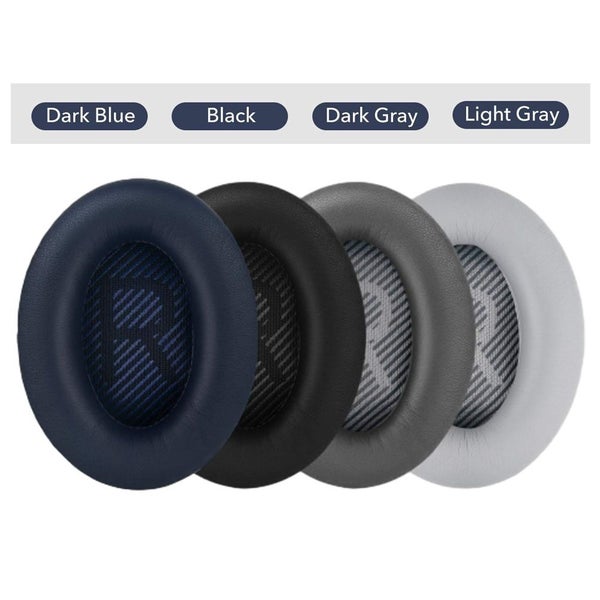 Pair of Replacement Ear Pads Cushions for Bose QC35 QC35ll -Light Grey Carousel 4