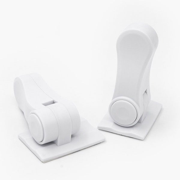 4Pcs Child Handles Door Lever Lock Adhesive Proof Doors Safety Tools Carousel 1