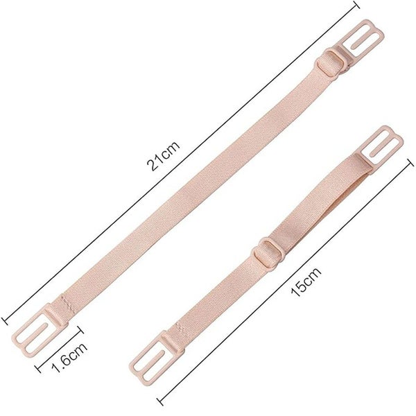 6pcs Non Slip Bra Strap Clips Elastic Holder Adjustable Buckle Carousel 2
