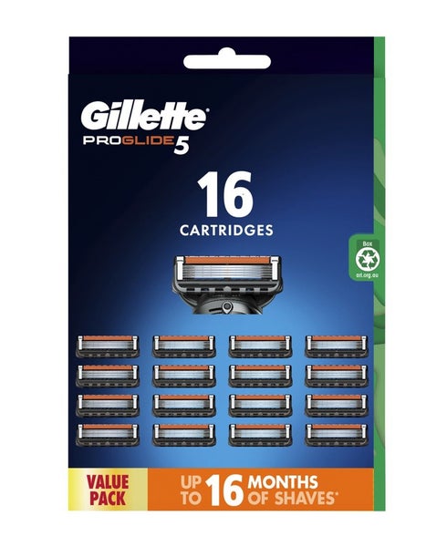 Gillette Fusion5 Proglide Blades Refill 16 Pack Carousel 1