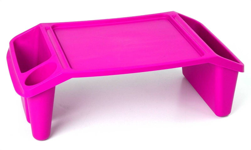 Tuff Play 56x36cm Learner Kids Lap Table Children Desk 3y+ w Cup Holder Pink Carousel 1