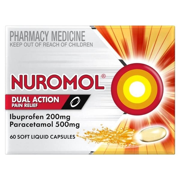Nuromol Dual Action 60 Soft Liquid Capsules Carousel 1