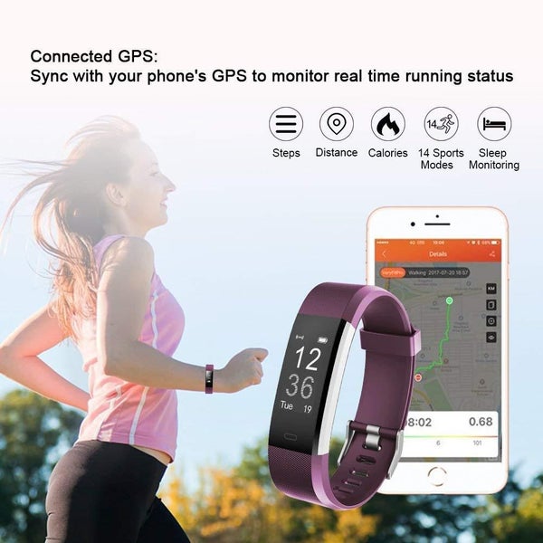 Smart Watch Men Women Fitness Tracker Blood Pressure Heart Rate Sport Watches Carousel 7