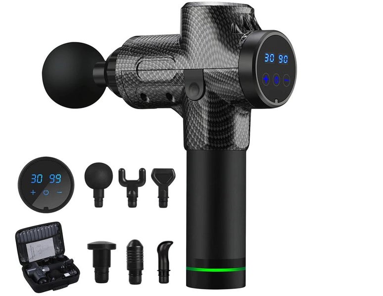 Massage Gun Deep Percussion Massager Muscle Vibration Tissue Relaxing Therapy Carousel 2