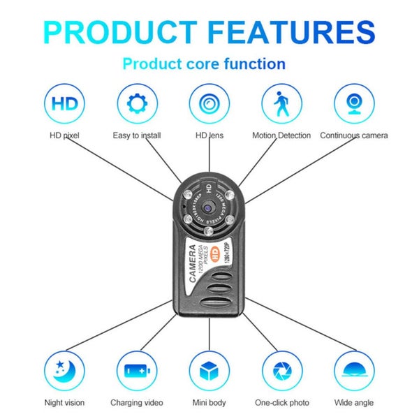 1080HD Mini Hidden Spy Camera Motion Detection Home Security Surveillance Cam Carousel 2