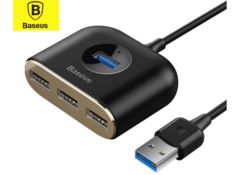 USB 3.0 Hub 4-Port USB Hub USB Splitter USB Expander for Laptops Flash Drive HDD Carousel 1