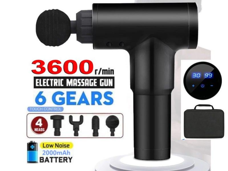 Massage Gun Deep Percussion Massager Muscle Vibration Tissue Relaxing Therapy Carousel 10