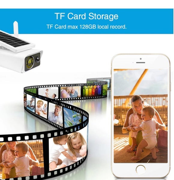 Solar Battery Powered Wireless WiFi Outdoor Pan/Tilt Home Security Camera System Carousel 2