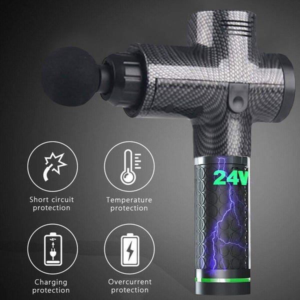 Massage Gun Deep Percussion Massager Muscle Vibration Tissue Relaxing Therapy Carousel 18