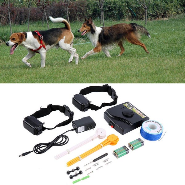 Electric Dog Fence System With Rechargeable Fencing Collar Carousel 8