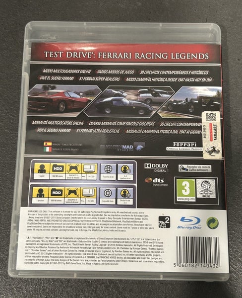 Test Drive Ferrari Racing Legends - PS3 - Complete Carousel 3