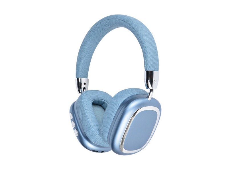 5.3Wireless Headphones Bluetooth Stereo Earphones Over Ear Headset Blue Carousel 1