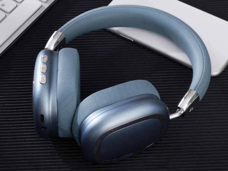 5.3Wireless Headphones Bluetooth Stereo Earphones Over Ear Headset Blue Carousel 2