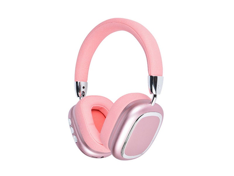 5.3Wireless Headphones Bluetooth Stereo Earphones Over Ear Headset Pink Carousel 1