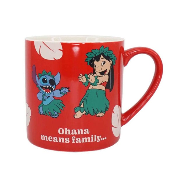 Disney Gift Disney Mug: Lilo & Stitch (Ohana) 310ml Carousel 1