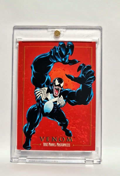 *** VENOM!! 1992 MARVEL MASTERPIECES CARD *** Carousel 1