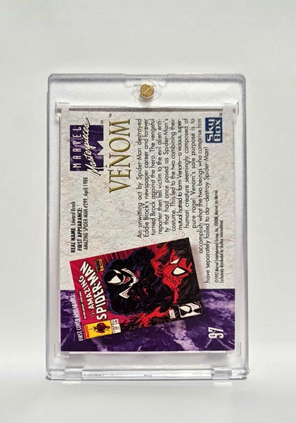 *** VENOM!! 1992 MARVEL MASTERPIECES CARD *** Carousel 2