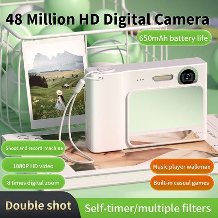 Portable 2.4 inch Digital Camera with 48MP HD Cameras 8x Digital Zoom,Photo and Carousel 2