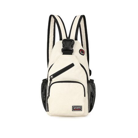 Crossbody Sling Backpacks Sling Bag for Men Women Hiking Daypack with Earphone H Carousel 1