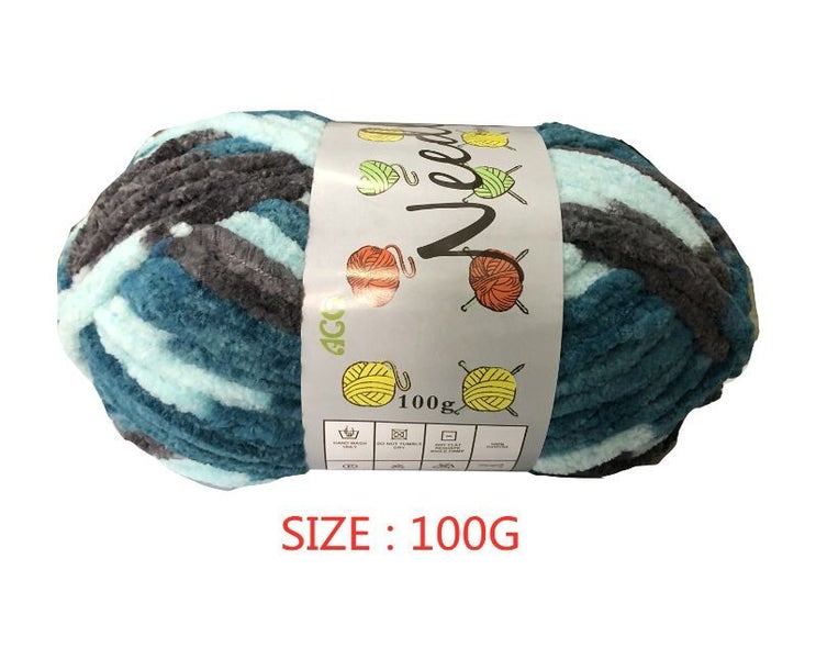 YARN - POLYESTER ACRYLIC 2 TONE #004 (Set of 6) Carousel 1