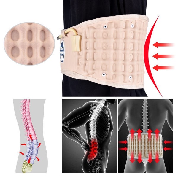 New Lumbar Back Support Spinal Air Traction Belt Sale Sale62961666912259111