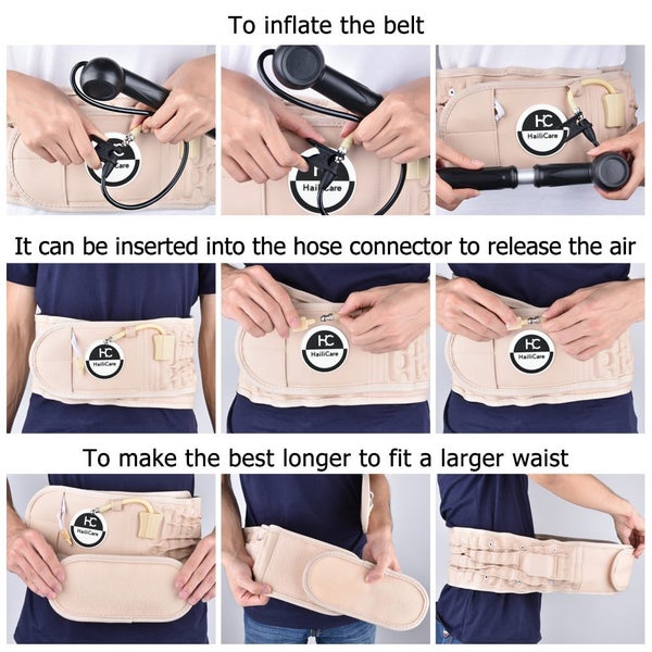New Lumbar Back Support Spinal Air Traction Belt Sale Sale62961666912259113