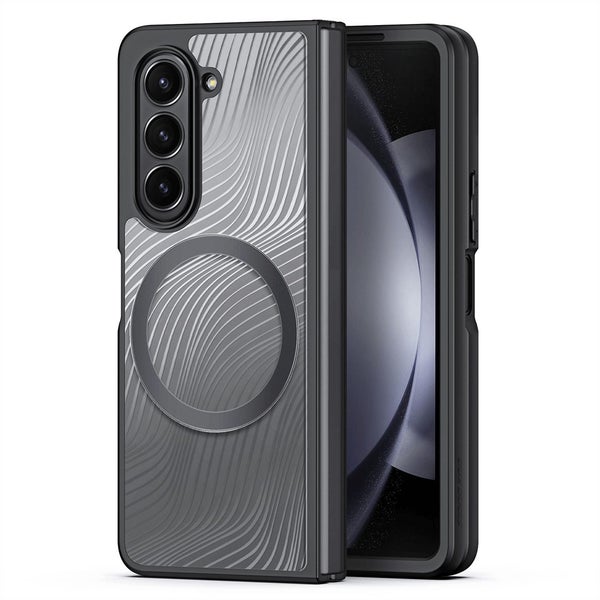 Samsung Galaxy Z Fold 5 Magnetic Charging Back Cover Case | Aimo Mag Series b... Carousel 2