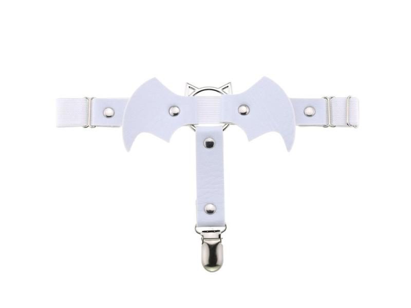 Punk PU Leather Thigh Clips Leg Garter Belt For Fashion Parties Carousel 1