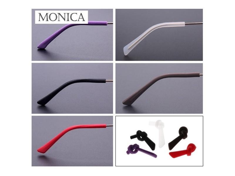 1 Pair Soft Silicone Anti Slip Eyeglasses Glasses Temple Tips Accessories Carousel 2