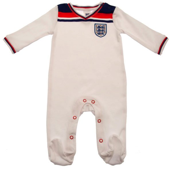 England FA Sleepsuit 82 Retro Size: 12-18 Months Carousel 1