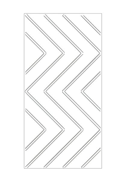 Chevron Hanging Acoustic Screen - Navy Blue Carousel 2