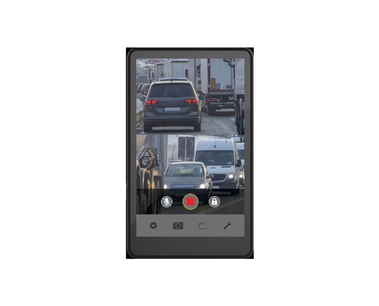 Kapture Dual channel dash camera with 4? touch screen Carousel 2