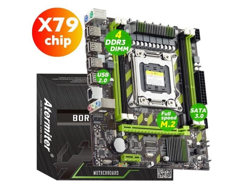 Atermiter X79G X79 Motherboard Set With LGA2011 Combos Xeon E5